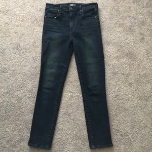 Abercrombie high rise ankle jean